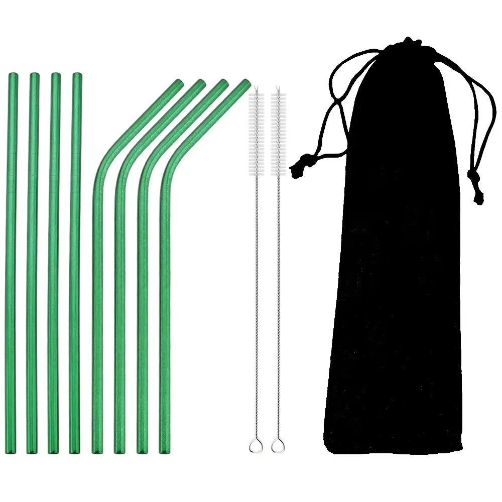 Reusable Stainless Steel Straws Set