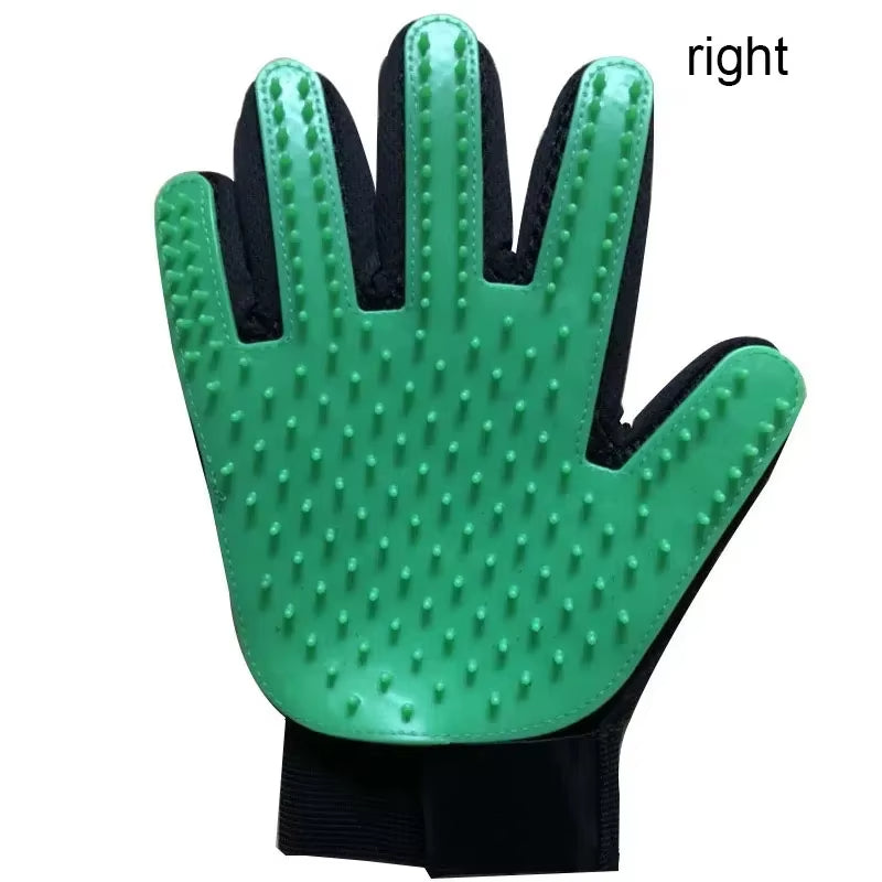 2-in-1 Pet Grooming Glove and Deshedding Brush
