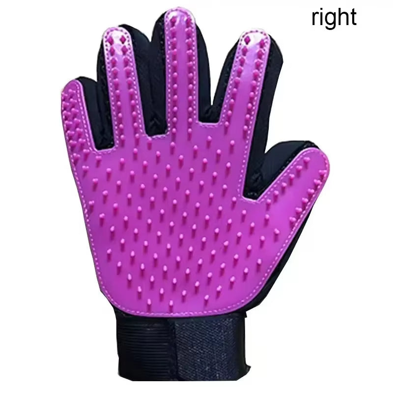 2-in-1 Pet Grooming Glove and Deshedding Brush