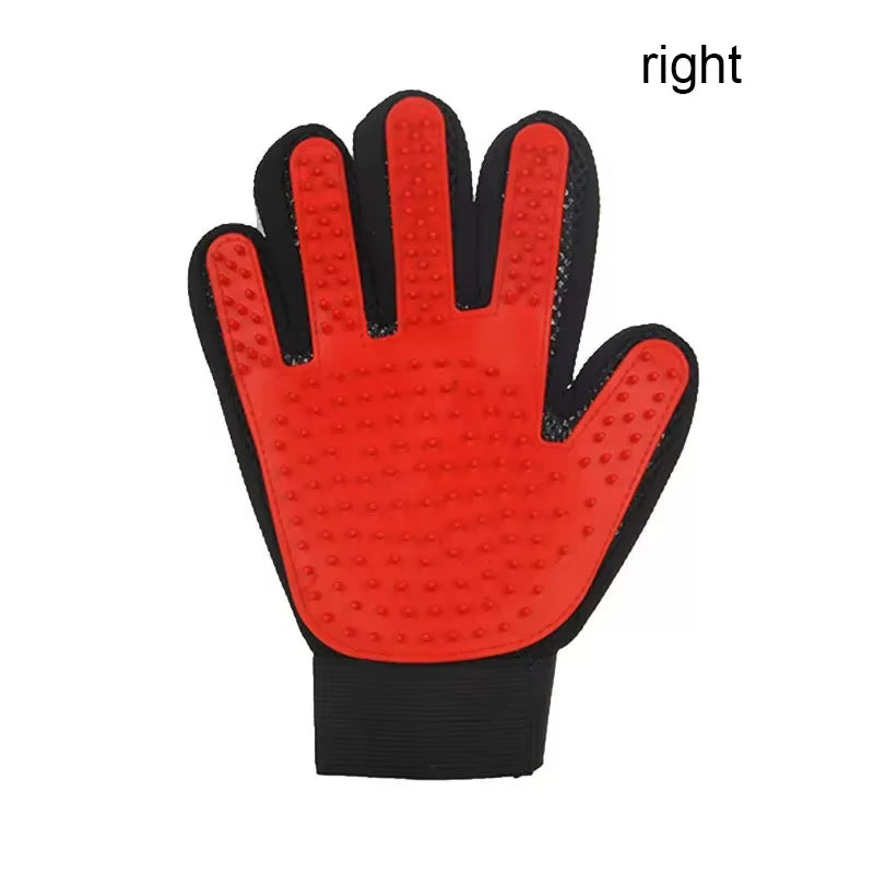 2-in-1 Pet Grooming Glove and Deshedding Brush