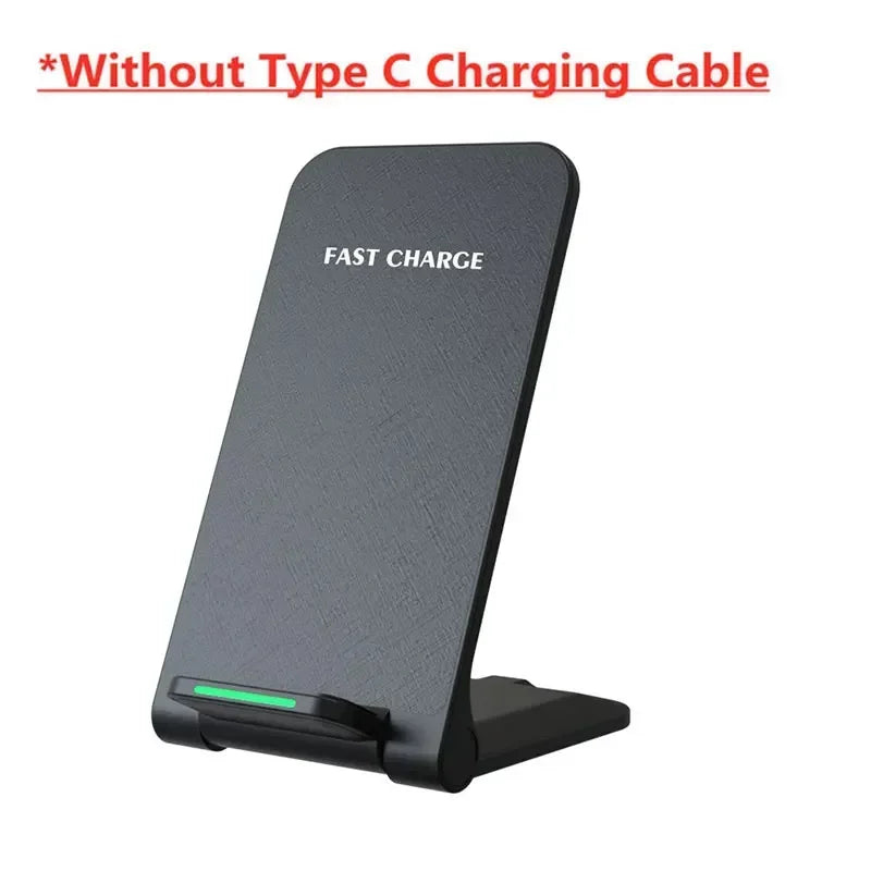 Foldable 30W Wireless Charger Stand - Fast Charging Dock