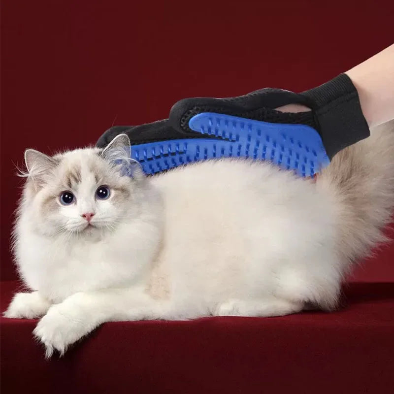 2-in-1 Pet Grooming Glove and Deshedding Brush