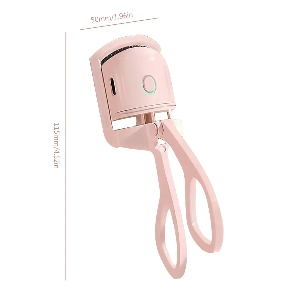 USB Heated Eyelash Curler - Rechargeable, Long-Lasting Lift