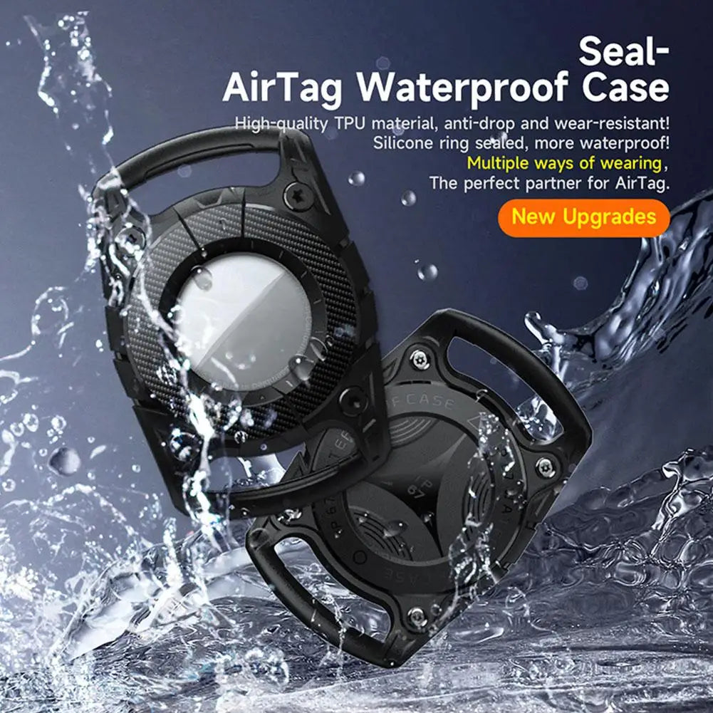 AirTag Pet Collar Case - Durable Waterproof GPS Tracker Holder for Dogs & Cats