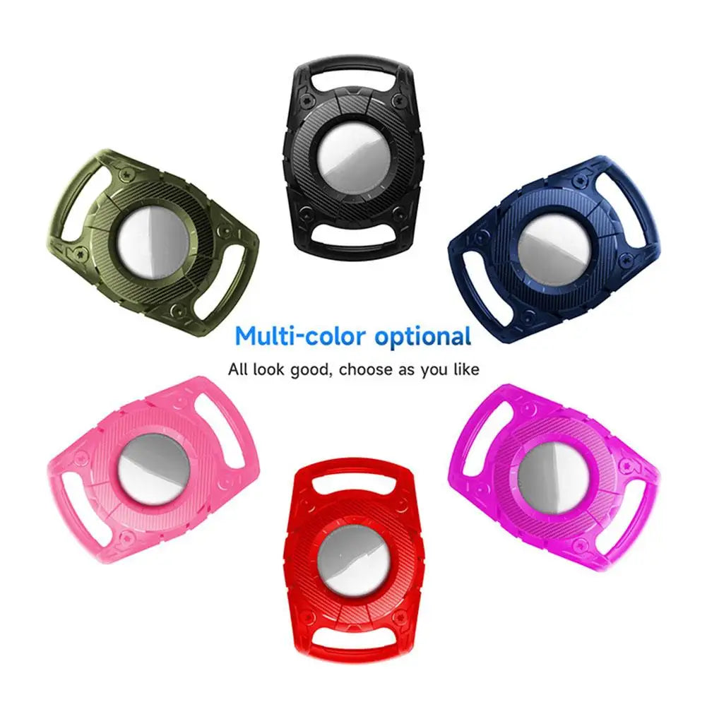 AirTag Pet Collar Case - Durable Waterproof GPS Tracker Holder for Dogs & Cats