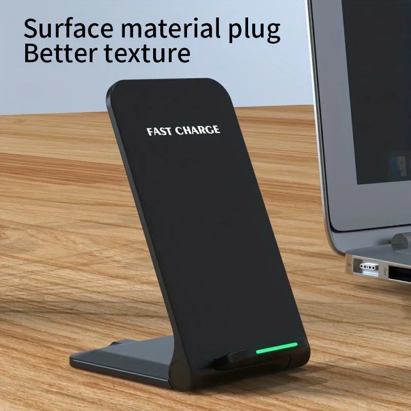 Foldable 30W Wireless Charger Stand - Fast Charging Dock