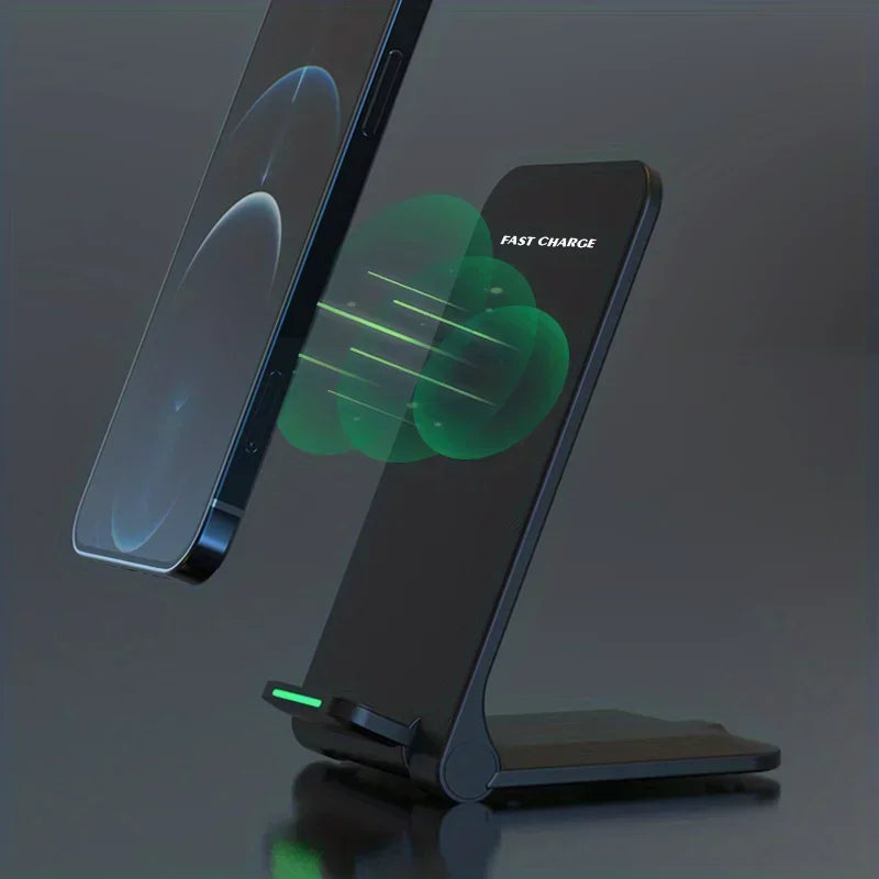 Foldable 30W Wireless Charger Stand - Fast Charging Dock