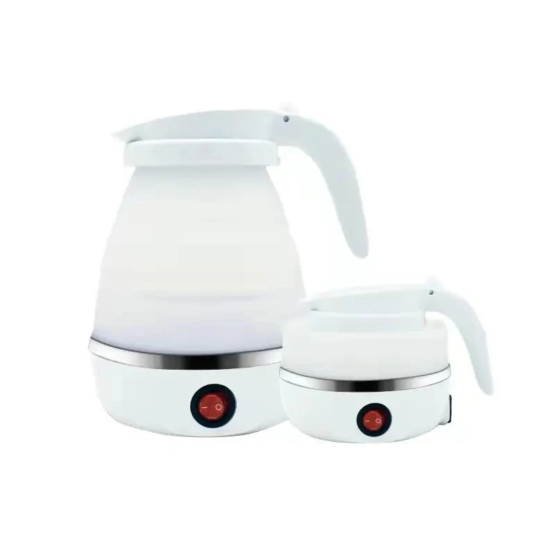 220V 0.6L Mini Folding Travel Kettle | Portable Electric Silicone Water Heater