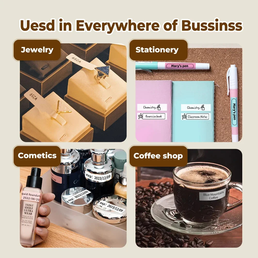 Phomemo Q30 Label Portable Label Printer - Wireless Bluetooth Mini Printer with Sticker Roll Options