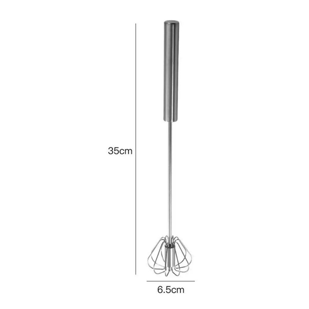 Stainless Steel Rotary Whisk & Mixing Tool