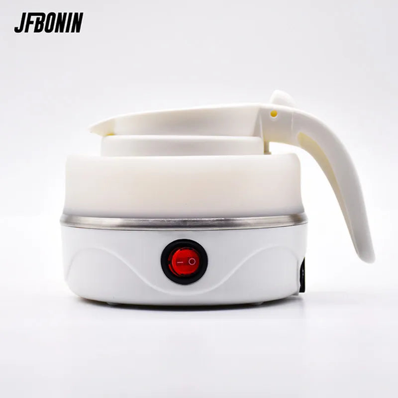 220V 0.6L Mini Folding Travel Kettle | Portable Electric Silicone Water Heater