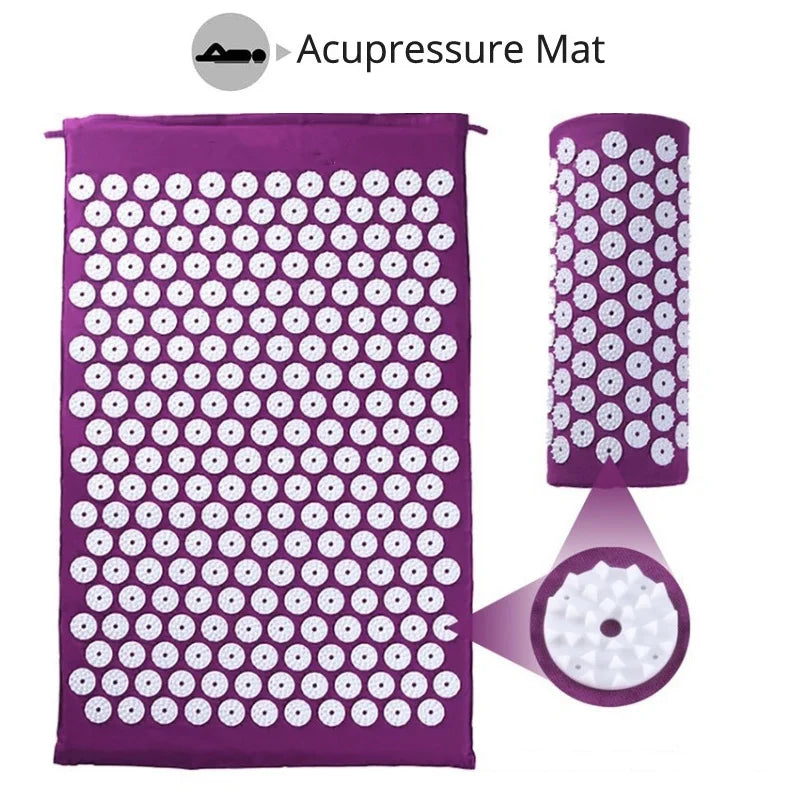Acupressure Mat and Pillow Set
