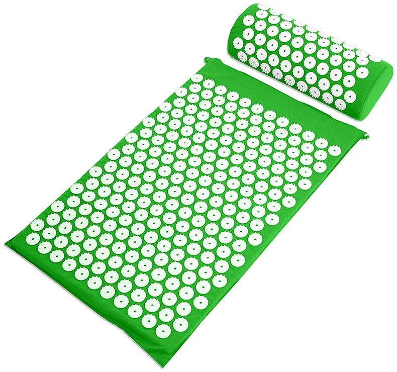 Acupressure Mat and Pillow Set