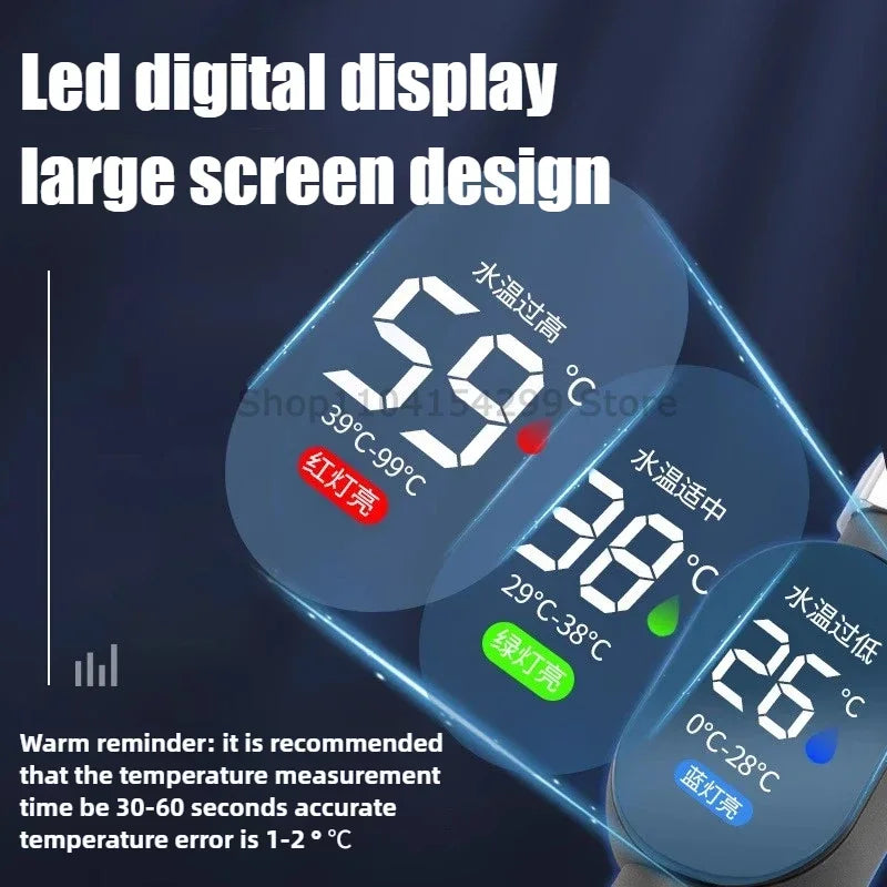 Led Digital Water Temperature Display for Shower Faucets