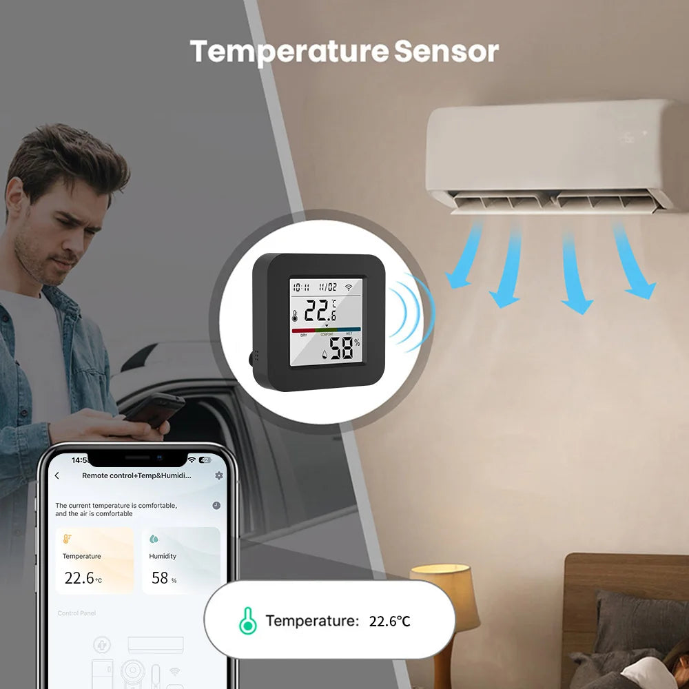 WIFI Tuya Smart Universal Remote - Temperature & Climate Control Hub