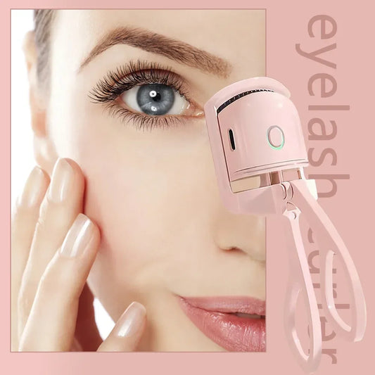 USB Heated Eyelash Curler - Rechargeable, Long-Lasting Lift