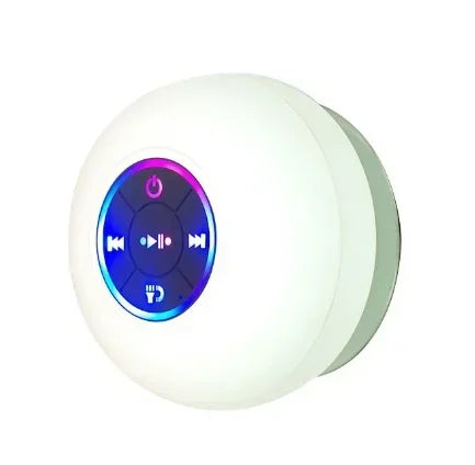 Waterproof Bathroom Speaker with Suction Mount