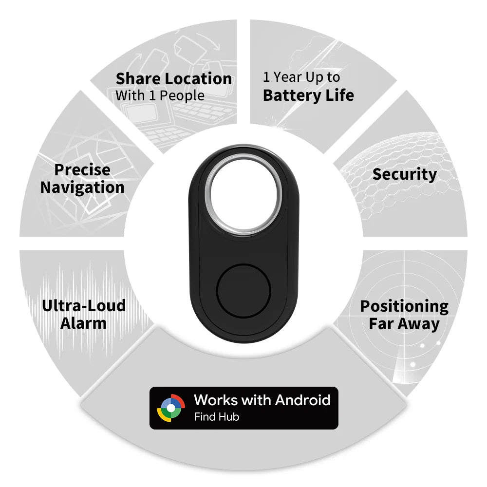 Long Distance Smart Tracker - Key Finder & Anti-Lost Alarm