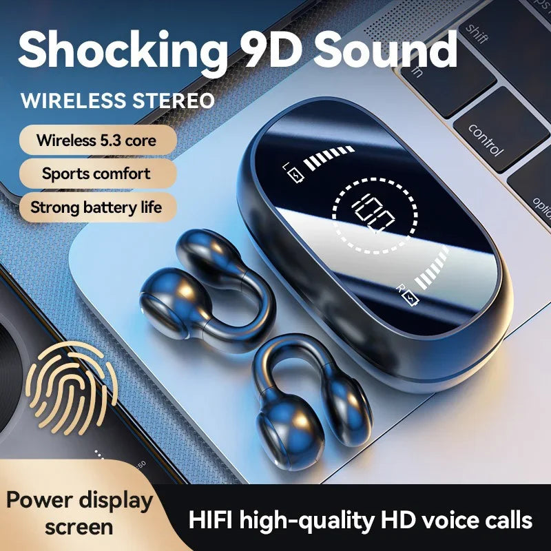 Shocking 9D Sound Wireless Bass Earbuds with Touch Control