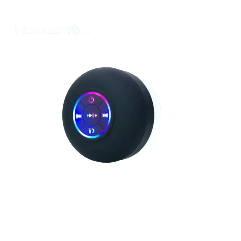 Waterproof Bathroom Speaker with Suction Mount