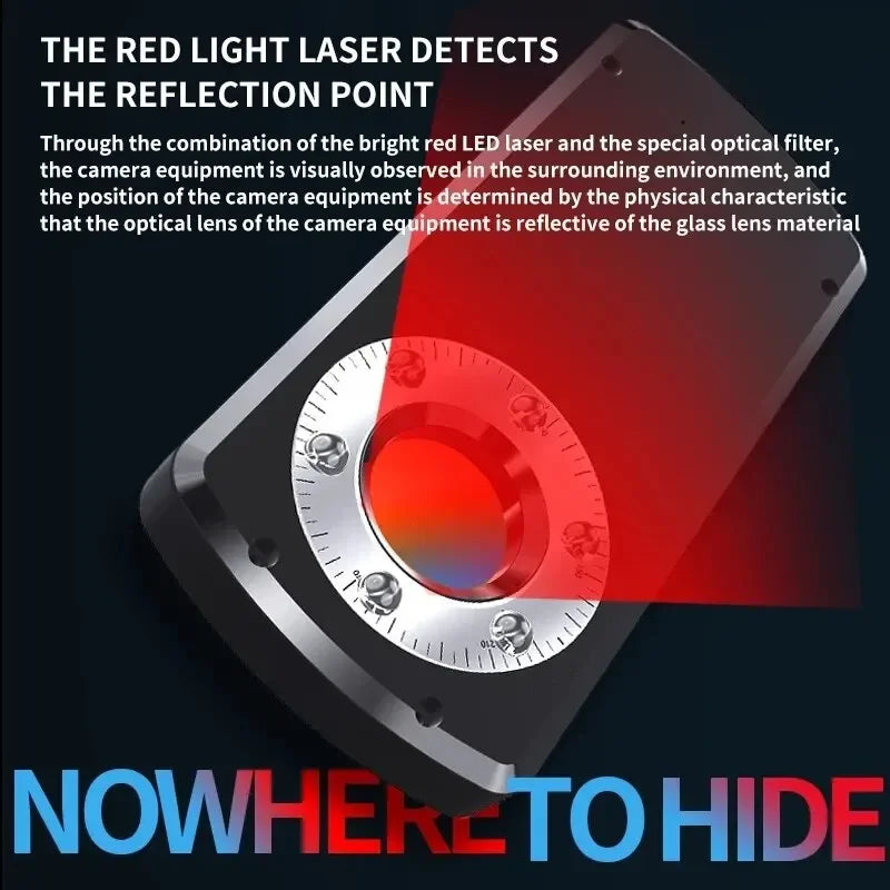 Hidden Camera & Spy Detector with LED Laser Scanner