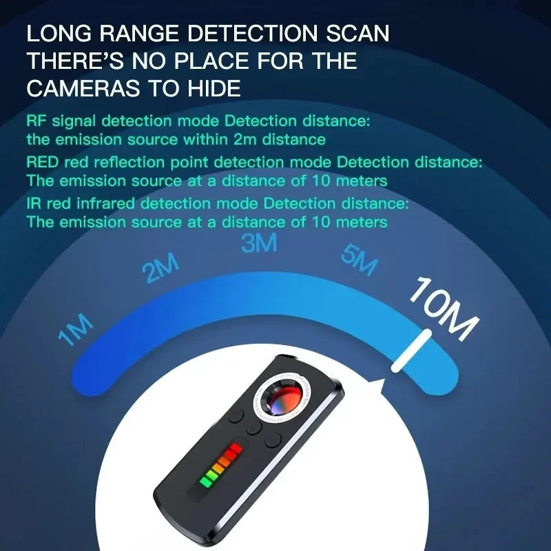 Hidden Camera & Spy Detector with LED Laser Scanner