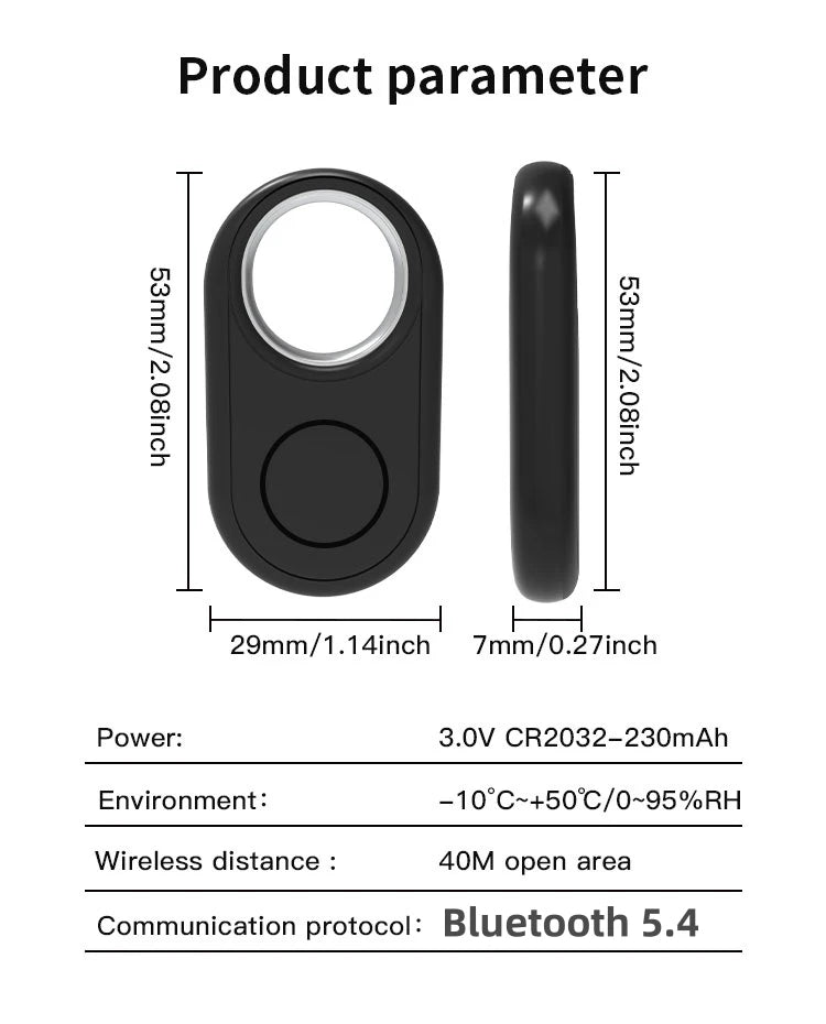 Long Distance Smart Tracker - Key Finder & Anti-Lost Alarm