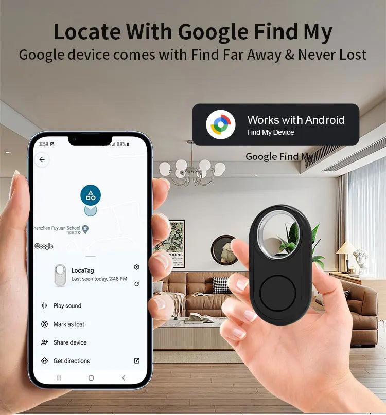 Long Distance Smart Tracker - Key Finder & Anti-Lost Alarm