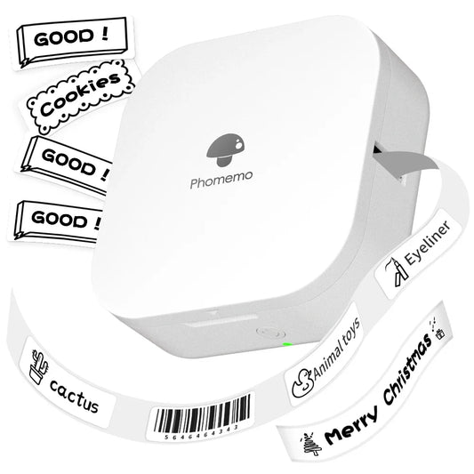 Phomemo Q30 Label Portable Label Printer - Wireless Bluetooth Mini Printer with Sticker Roll Options