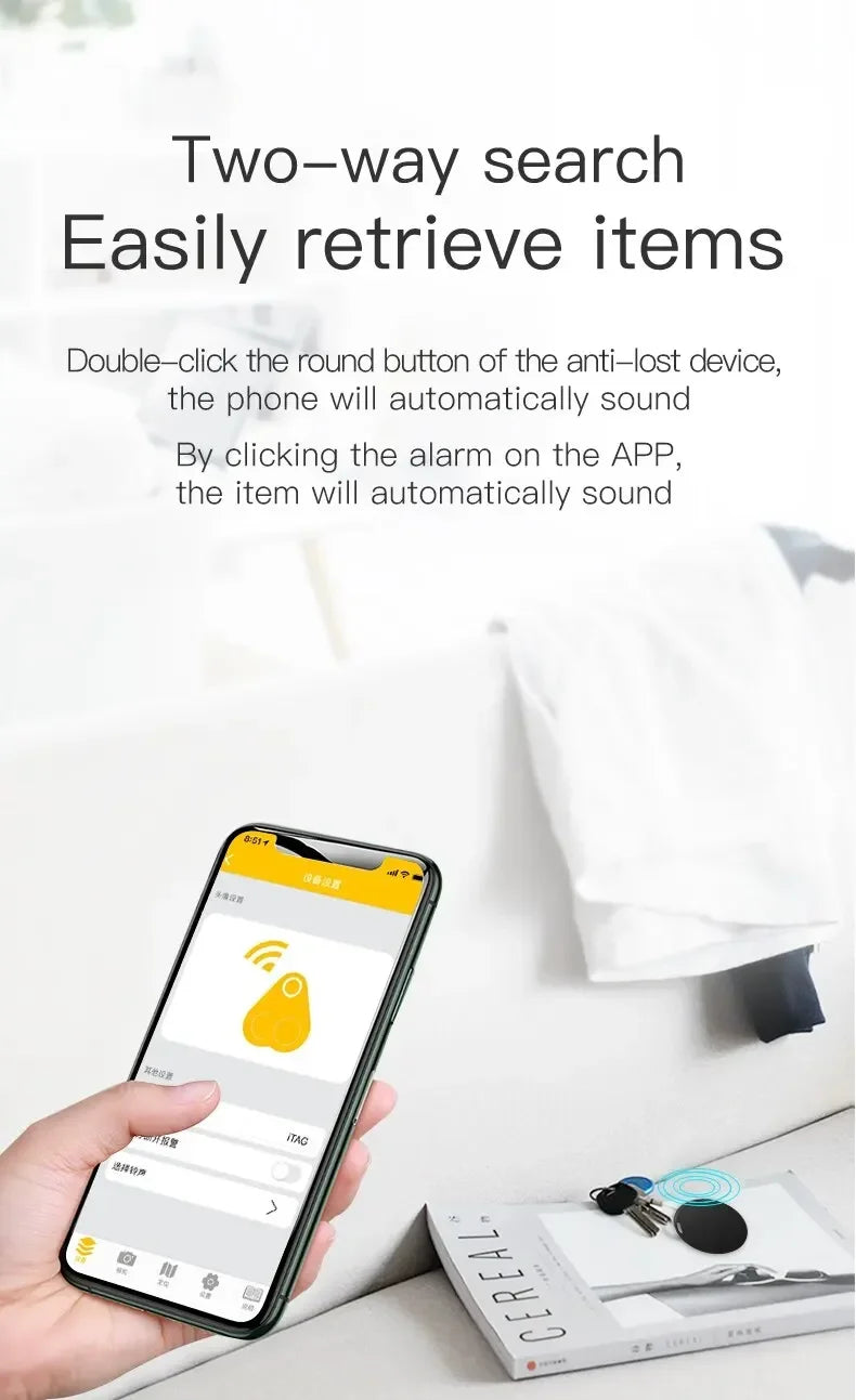 Mini GPS Tracker - Compact Anti-Lost Smart Tag