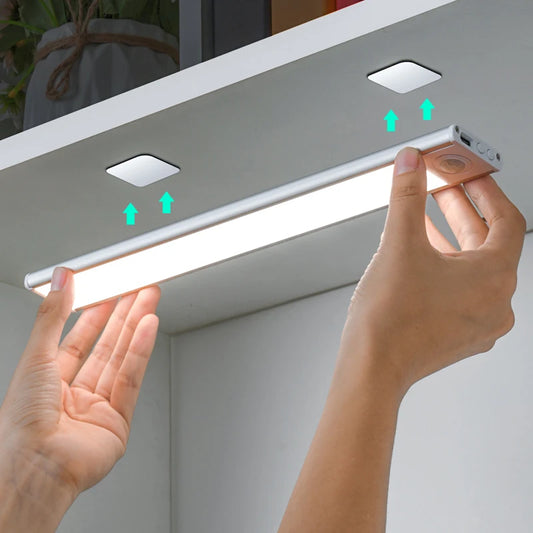 LED Motion Sensor Closet Light - Rechargeable, Wireless, Stick-On
