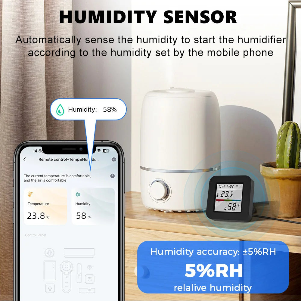 WIFI Tuya Smart Universal Remote - Temperature & Climate Control Hub