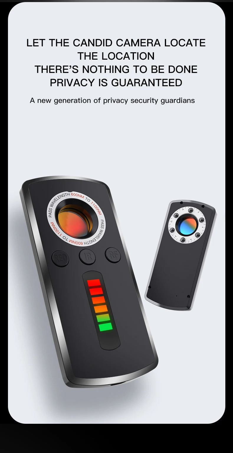 Hidden Camera & Spy Detector with LED Laser Scanner