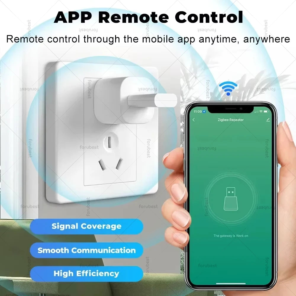 ZigBee 3.0 Signal Repeater - Smart Home Range Extender